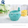 Decoração de decoração de casa formato de pássaro vaso de flores de cerâmica personalizada